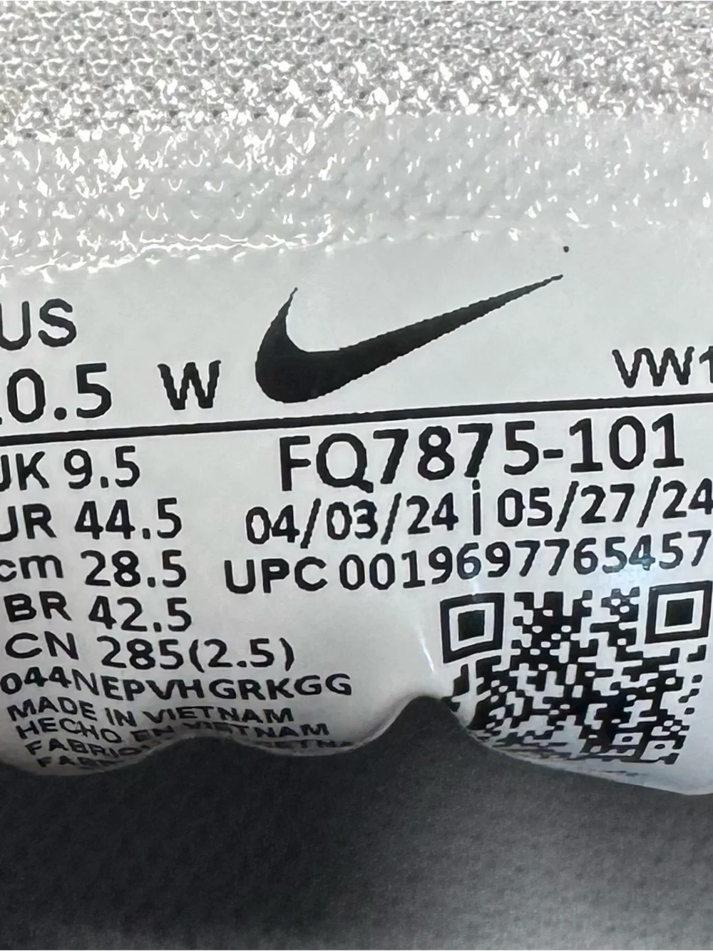 Size 10.5 - Mens Nike Free Golf NN Wide White Platinum Golf Shoes - FQ7875-101